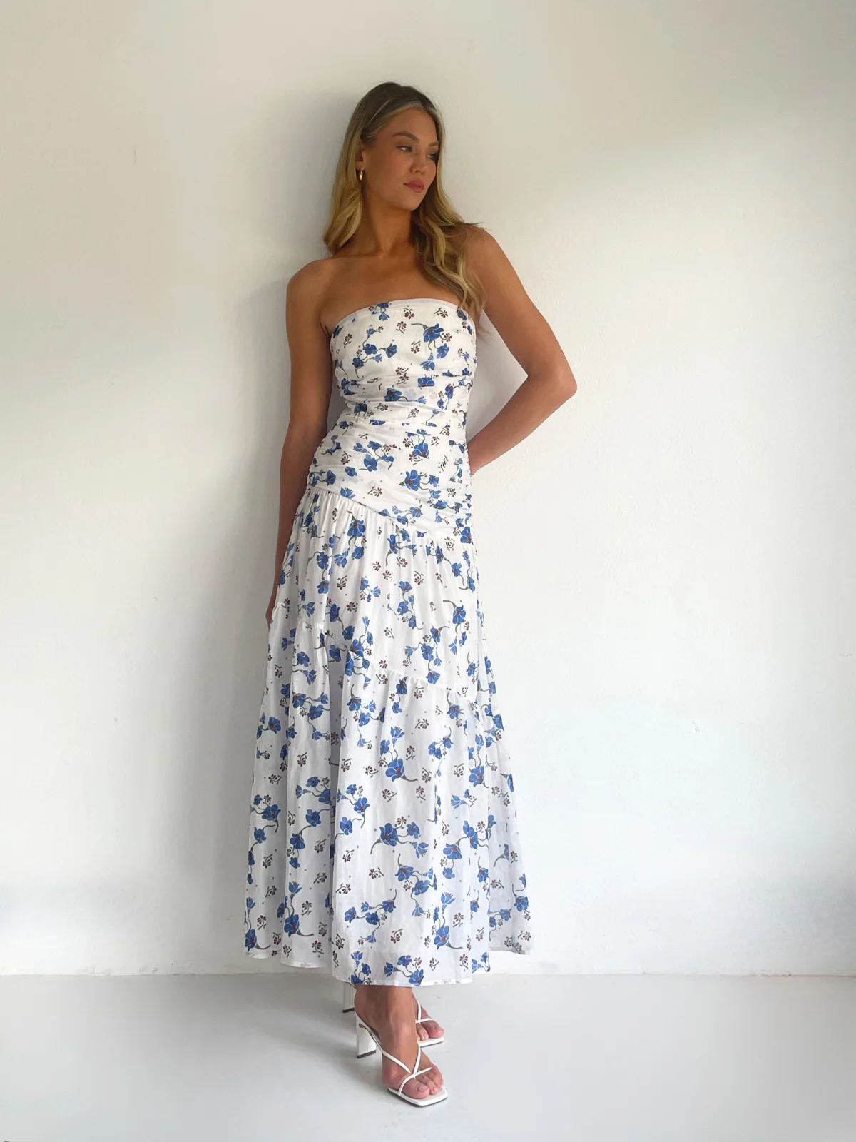 Issy Isles Maxi Dress in Blue Bell - Image 11
