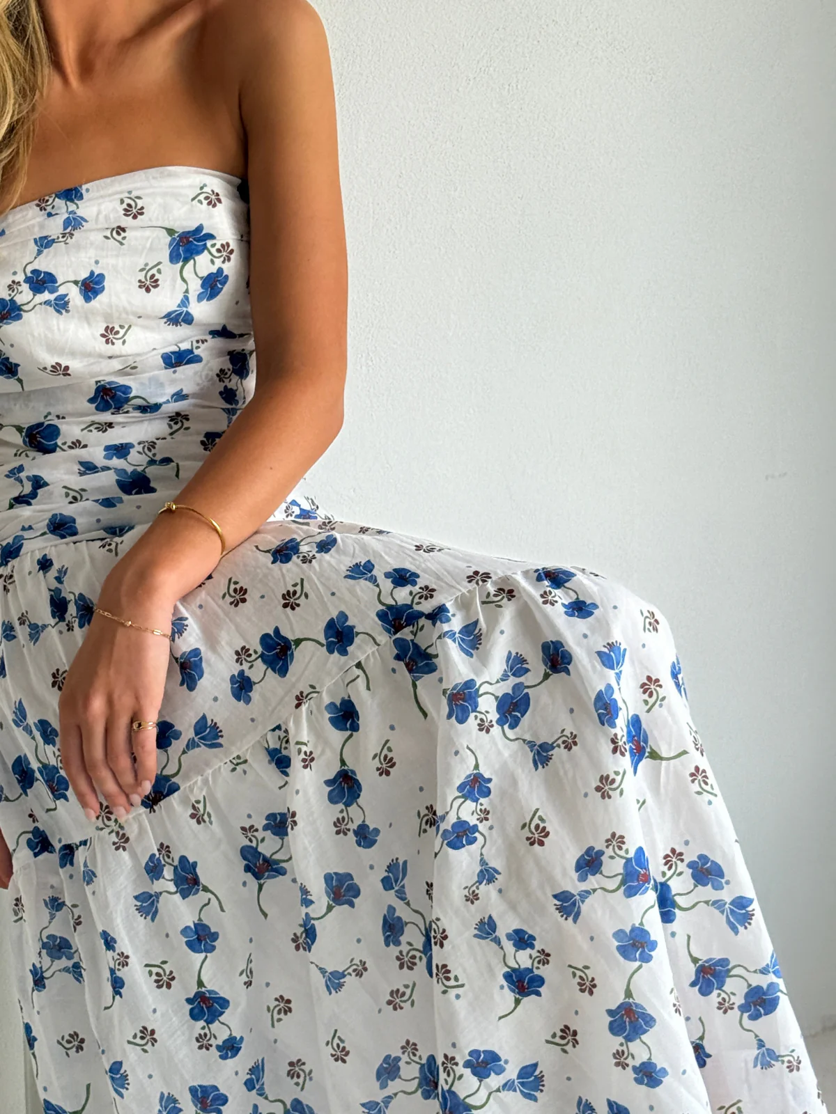 Issy Isles Maxi Dress in Blue Bell - Image 12