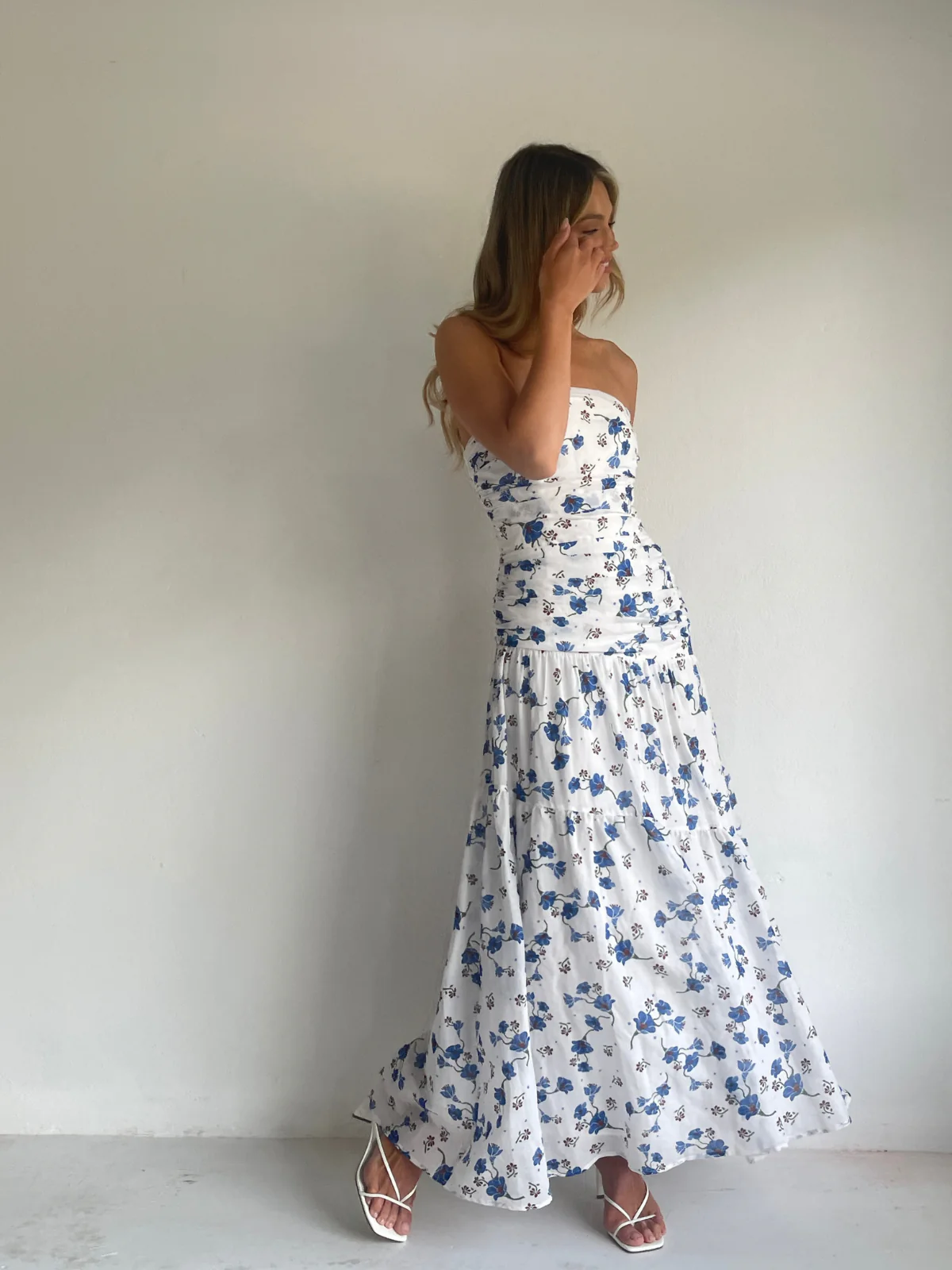 Issy Isles Maxi Dress in Blue Bell - Image 14