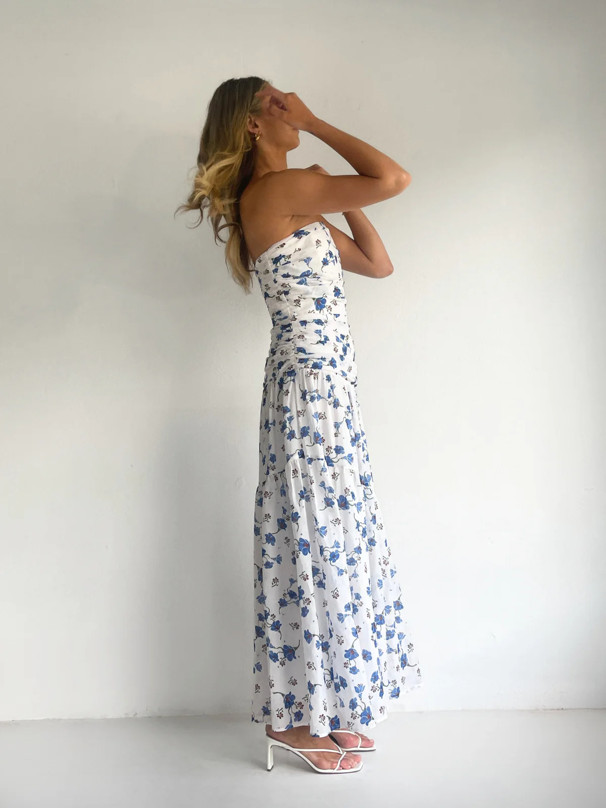 Issy Isles Maxi Dress in Blue Bell - Image 6