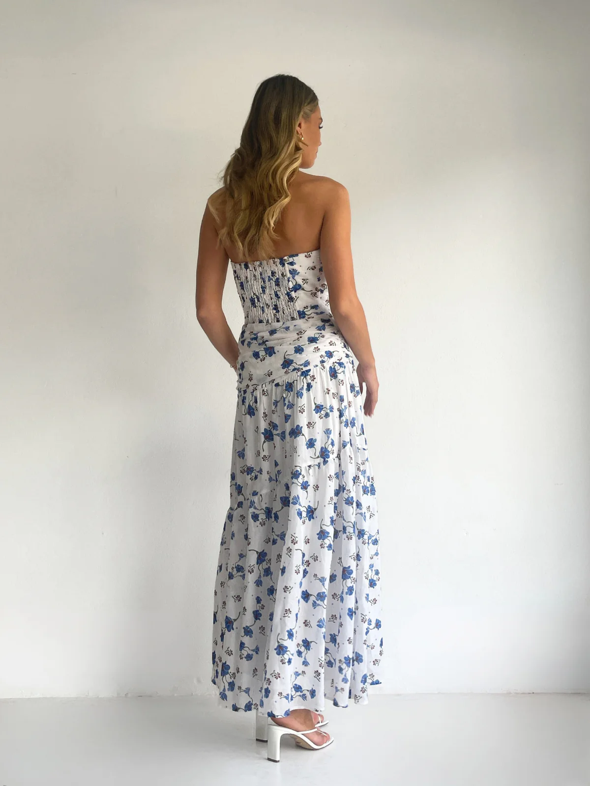 Issy Isles Maxi Dress in Blue Bell - Image 9