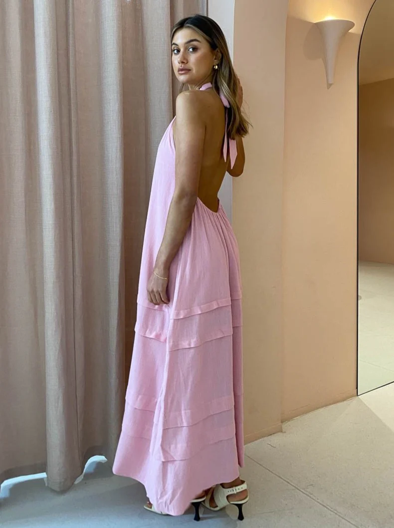 Issy Juno Dress in Salt Water Taffy - Image 2