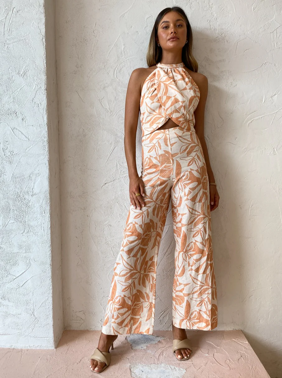 Issy Reflection Jumpsuit in Paradise - Image 5