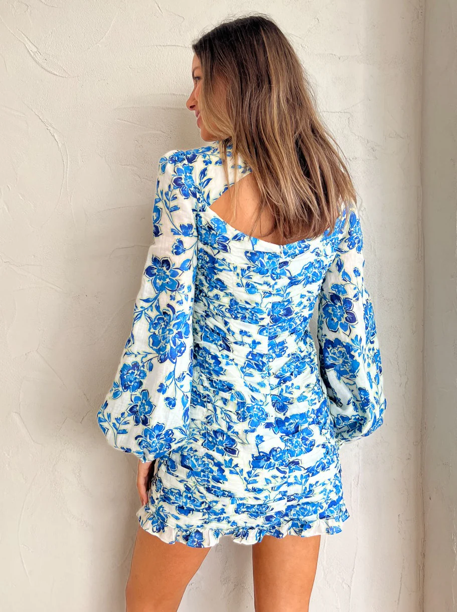 Issy Reign Dress in Bluebells - Image 2