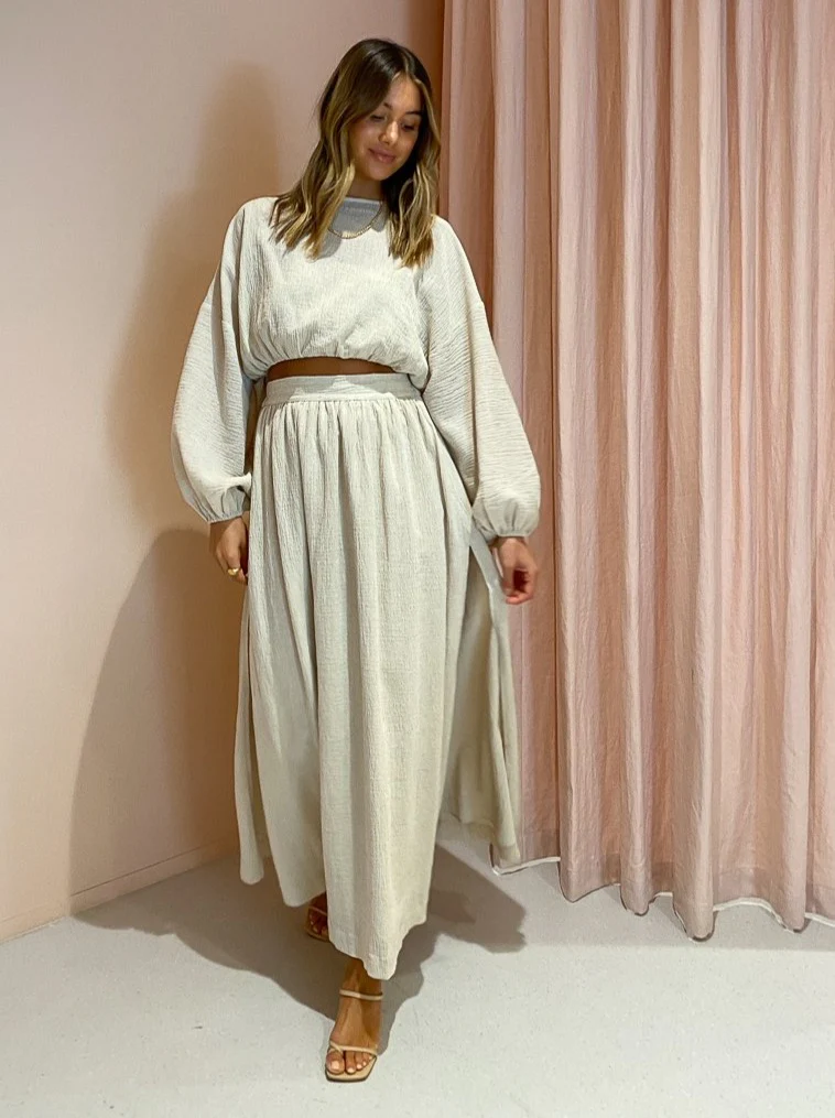 Issy Seraph Skirt in Natural - Image 5