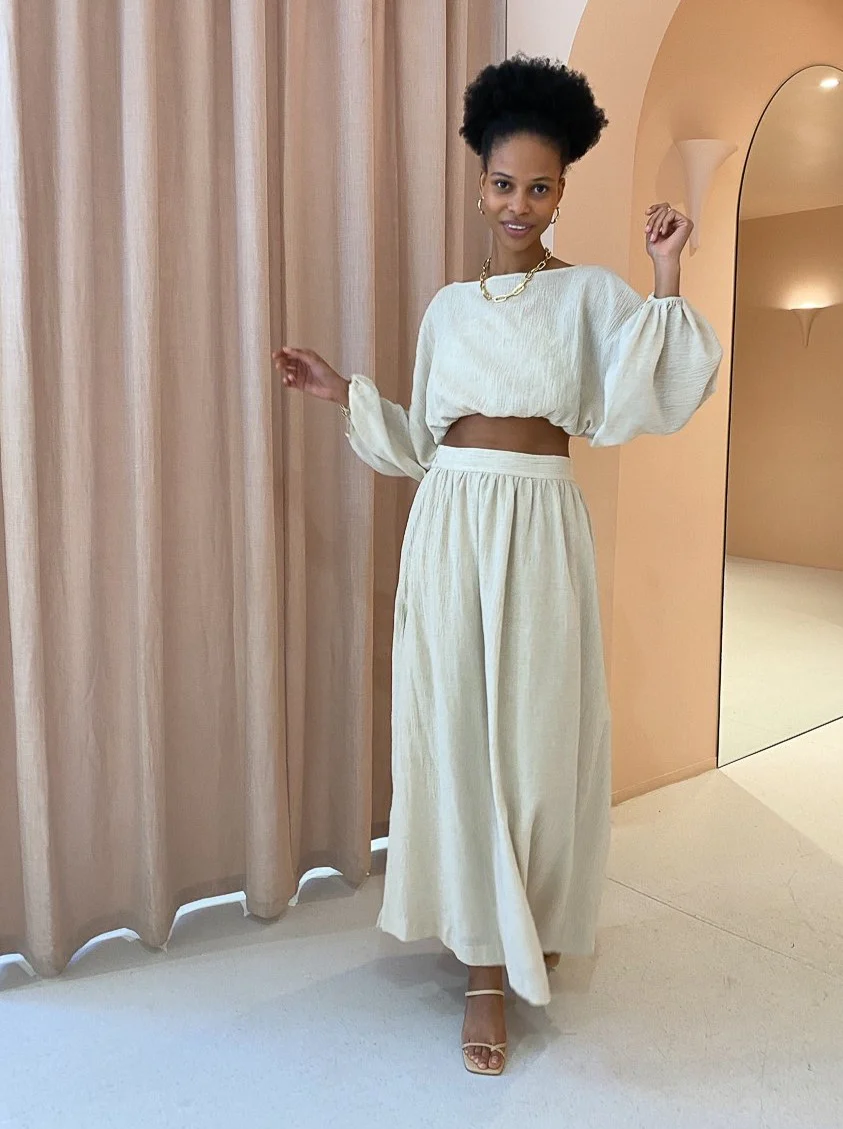 Issy Seraph Skirt in Natural - Image 6