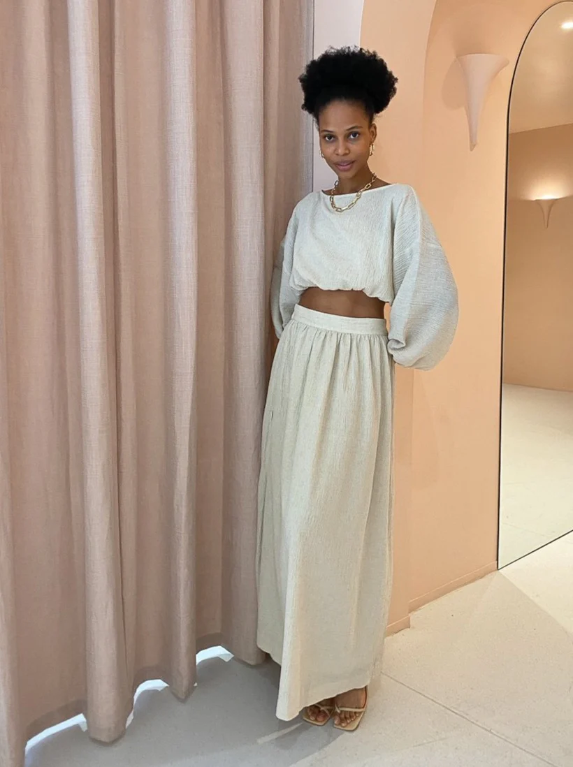 Issy Seraph Top in Natural - Image 5