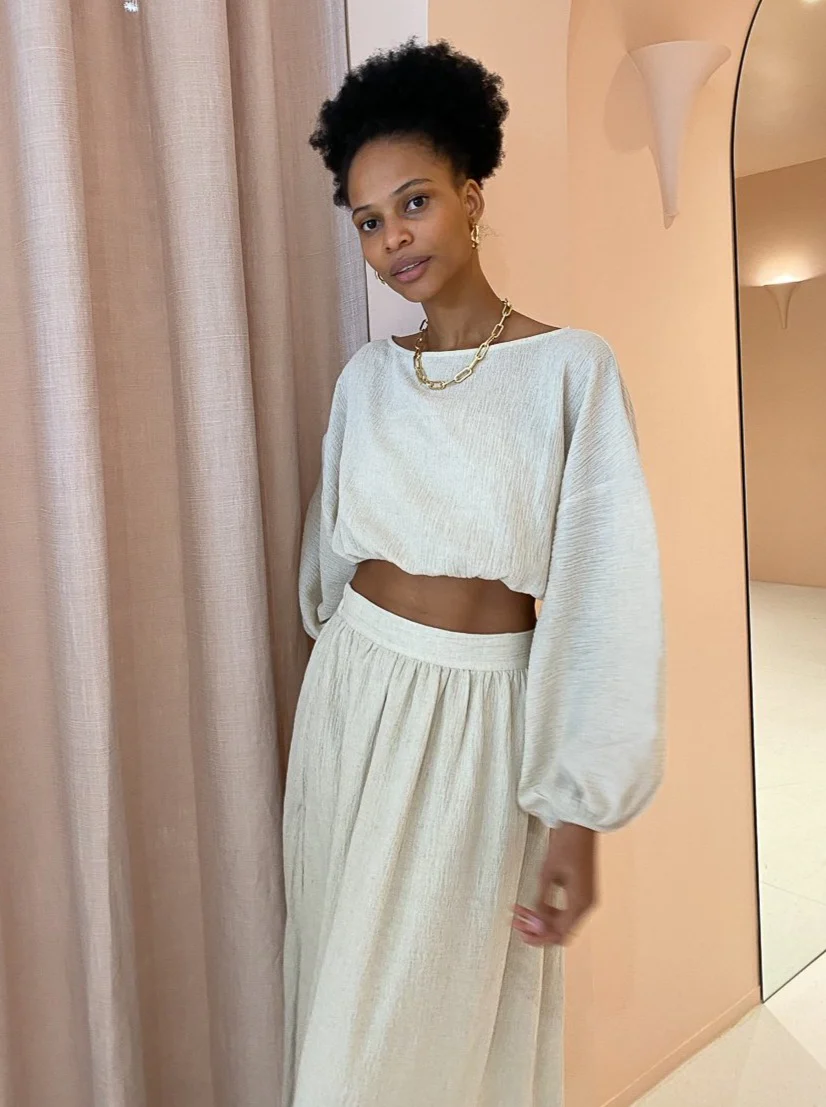 Issy Seraph Top in Natural - Image 7