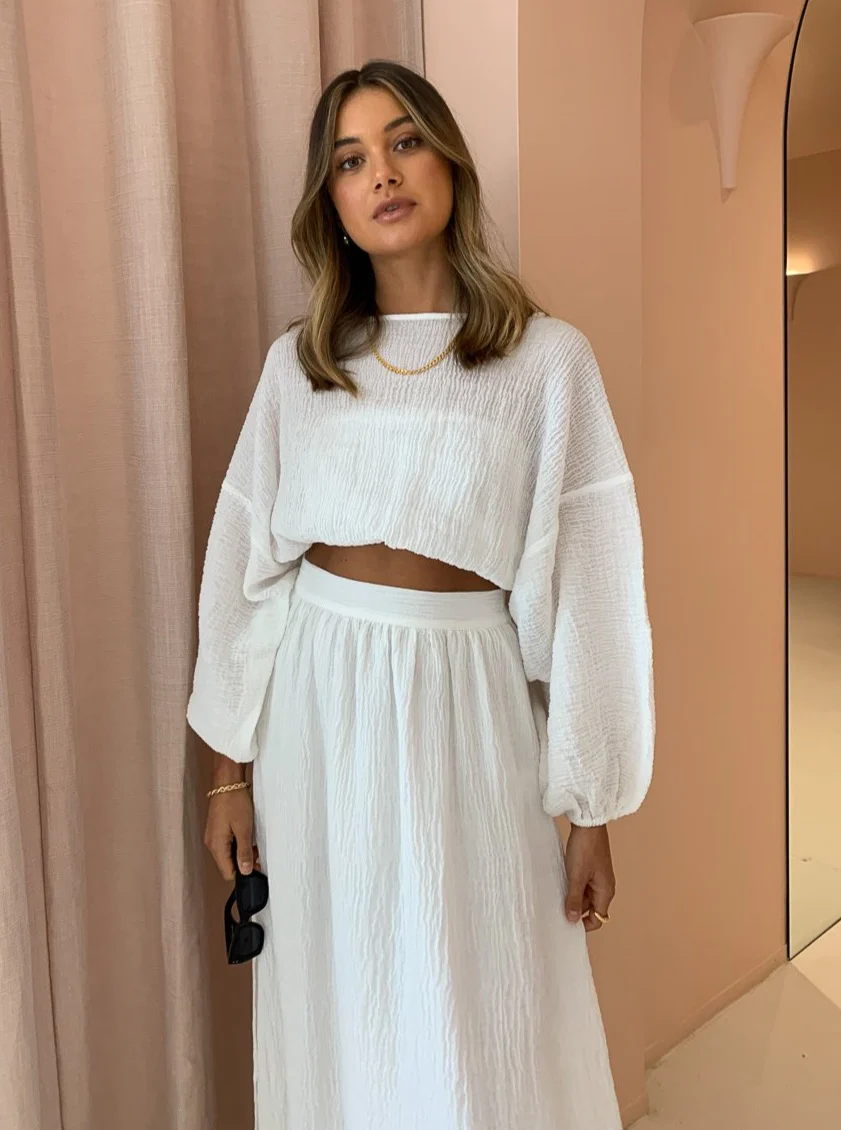 Issy Seraph Top in White