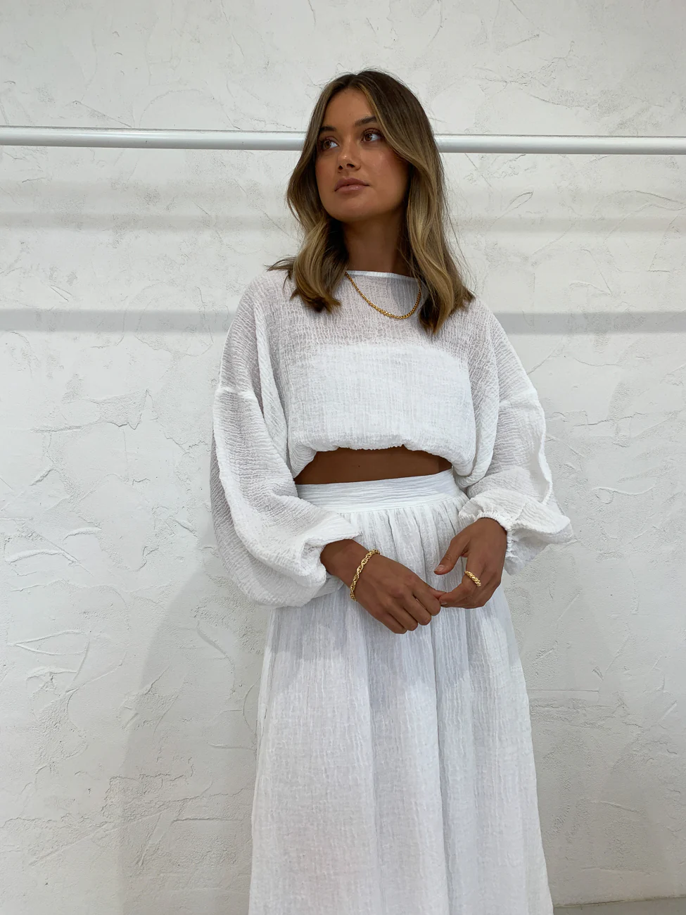 Issy Seraph Top in White - Image 6