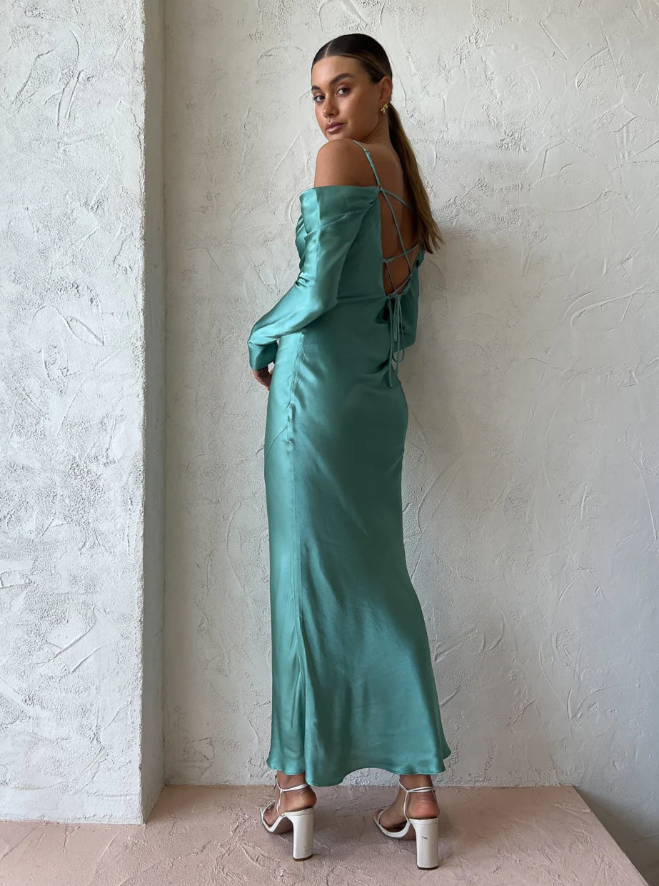 Issy Sereia Dress in Aquamarine - Image 7