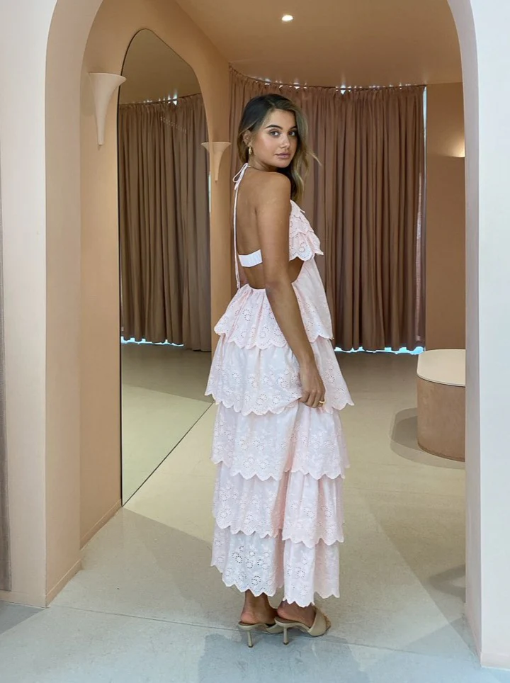 Issy Summer Chant Dress in Blush - Image 2