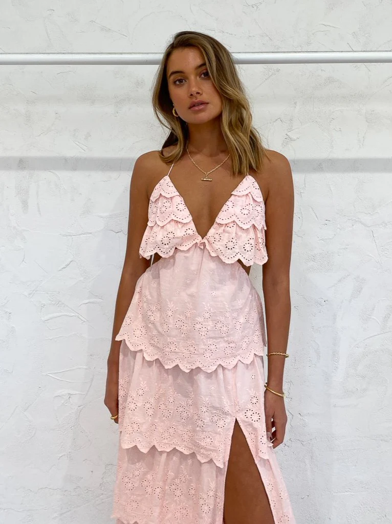 Issy Summer Chant Dress in Blush - Image 3