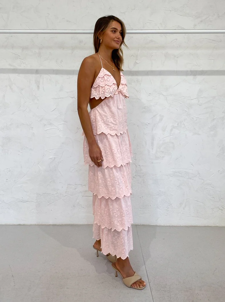 Issy Summer Chant Dress in Blush - Image 6