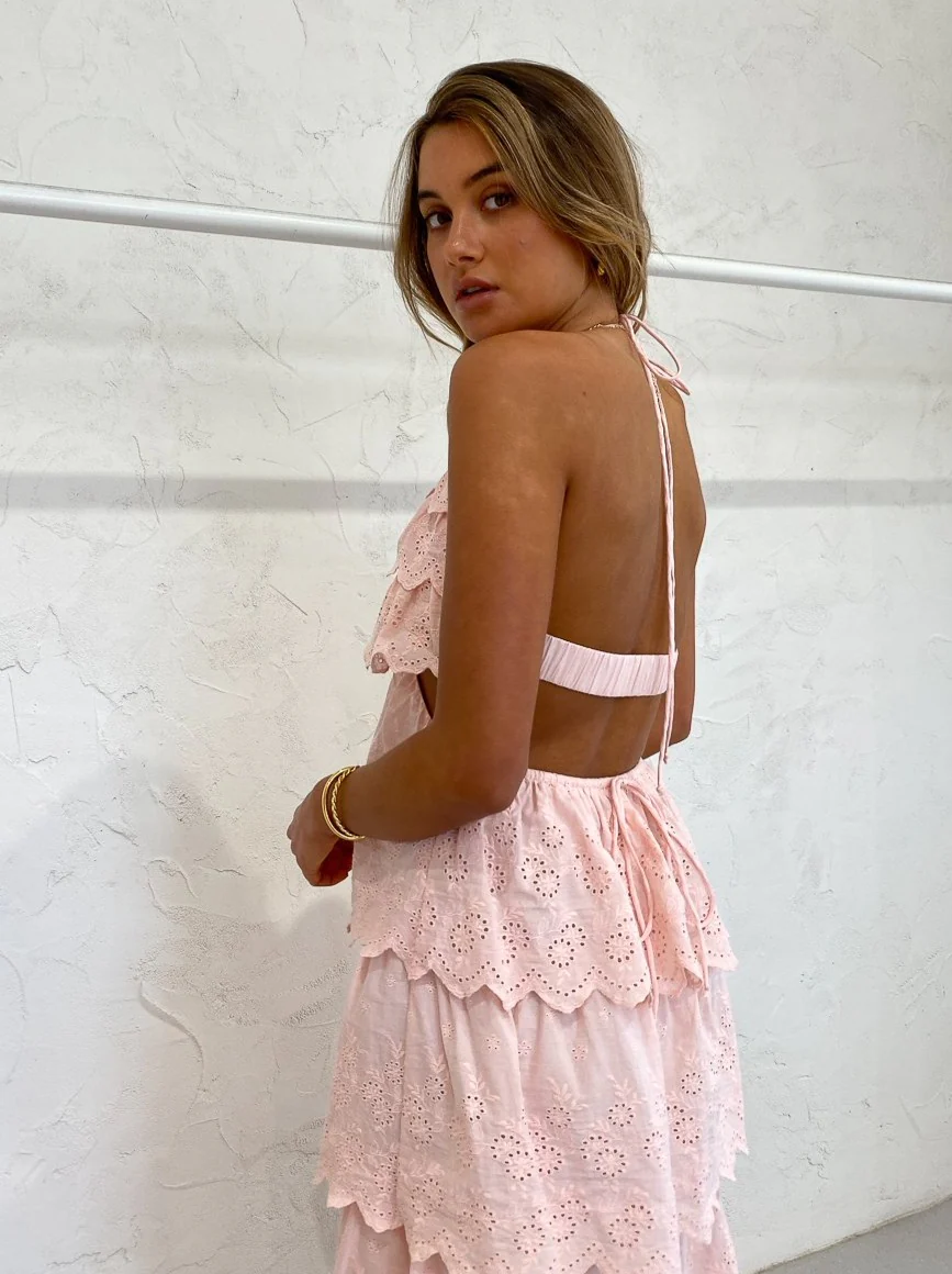 Issy Summer Chant Dress in Blush - Image 7