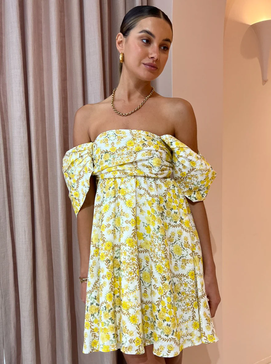 Issy Teacups Dress in Flower Crown - Image 3