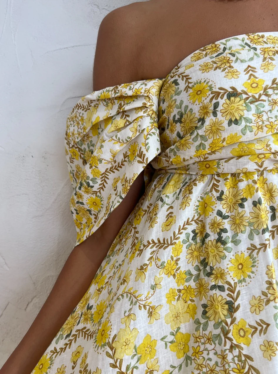 Issy Teacups Dress in Flower Crown - Image 8