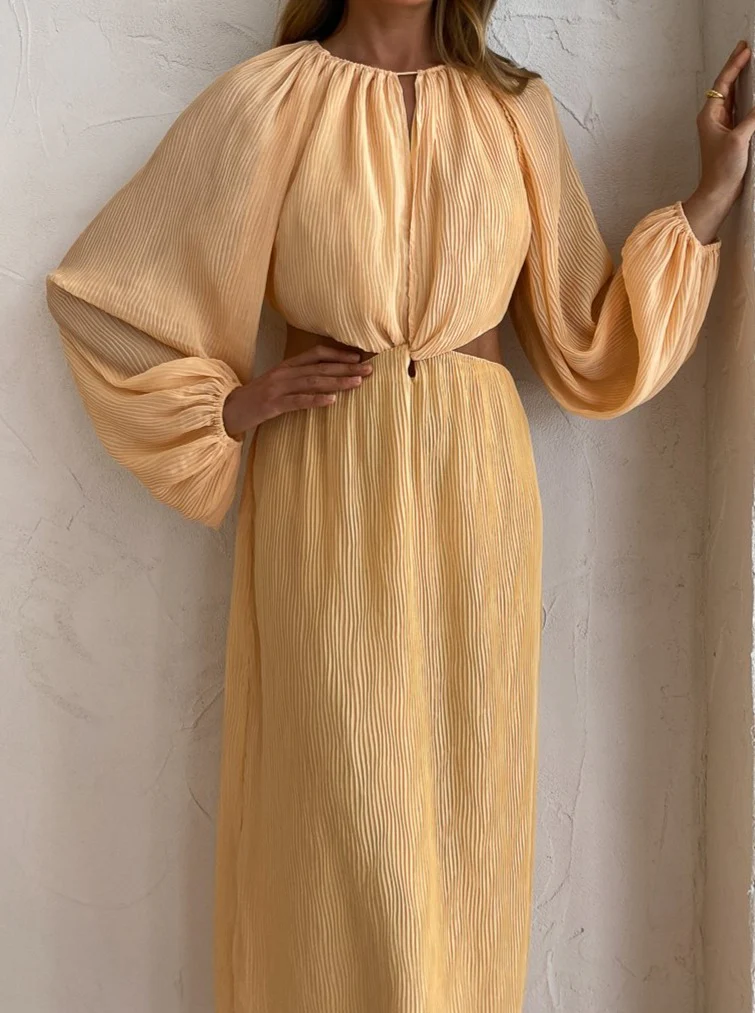 Issy Vibe Dress in Rockmelon - Image 6