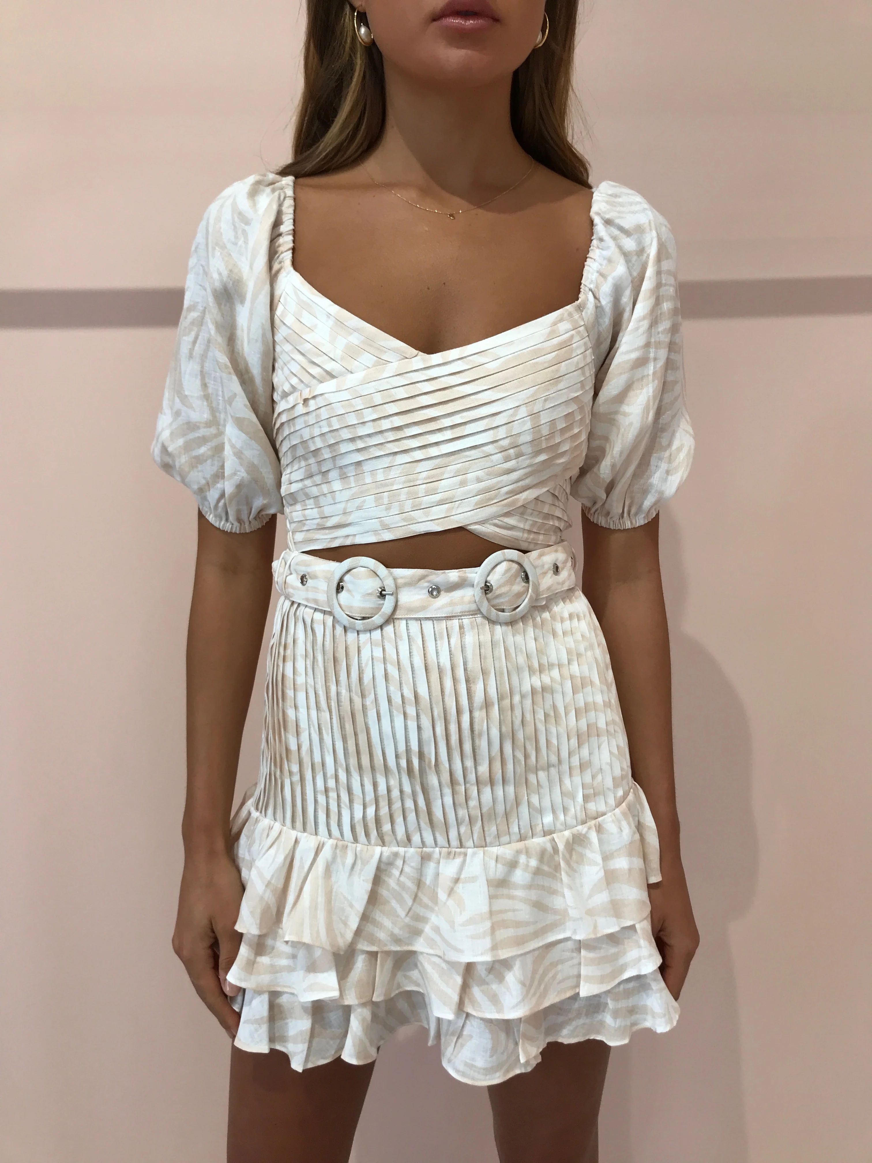 Issy Wild One Top in Safari Stripe - Image 3