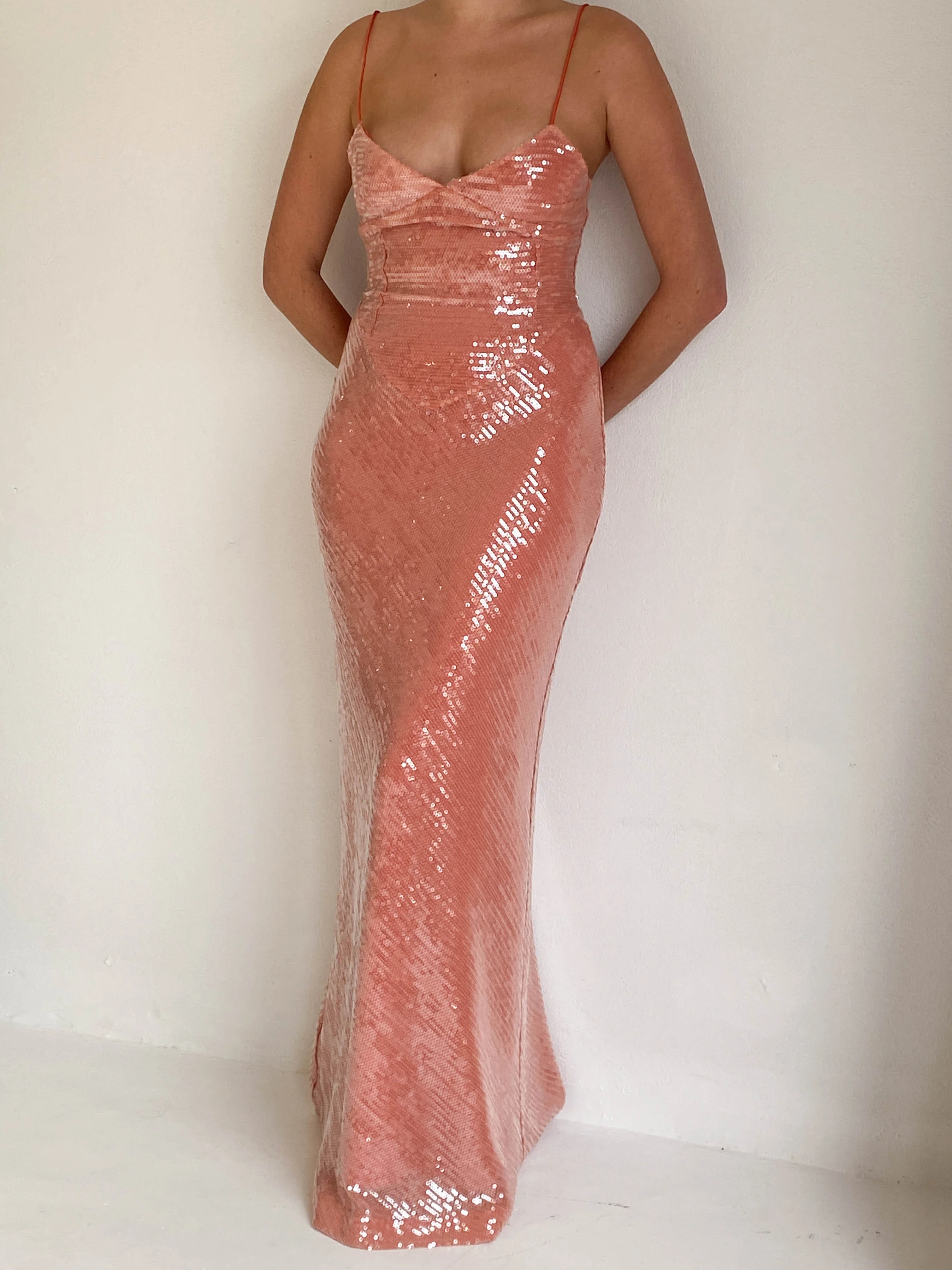 New Romantics Andy Diamond Bodice Maxi Dress in Calypso - Image 16