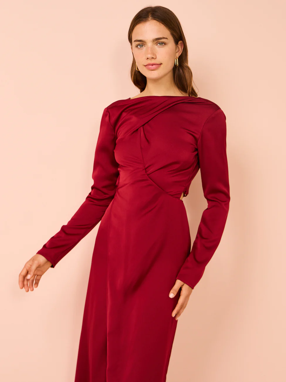 One Fell Swoop Ritual Maxi in Black Cherry - Image 8