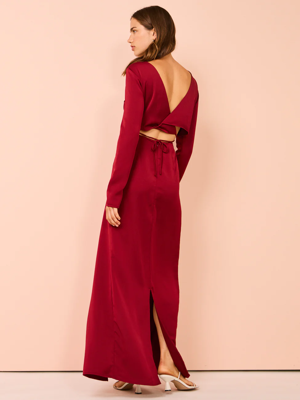 One Fell Swoop Ritual Maxi in Black Cherry - Image 9