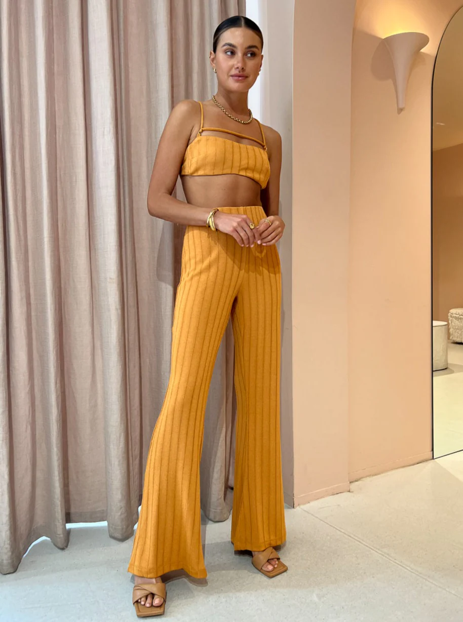 Rumer Matilda Crop in Yellow - Image 3