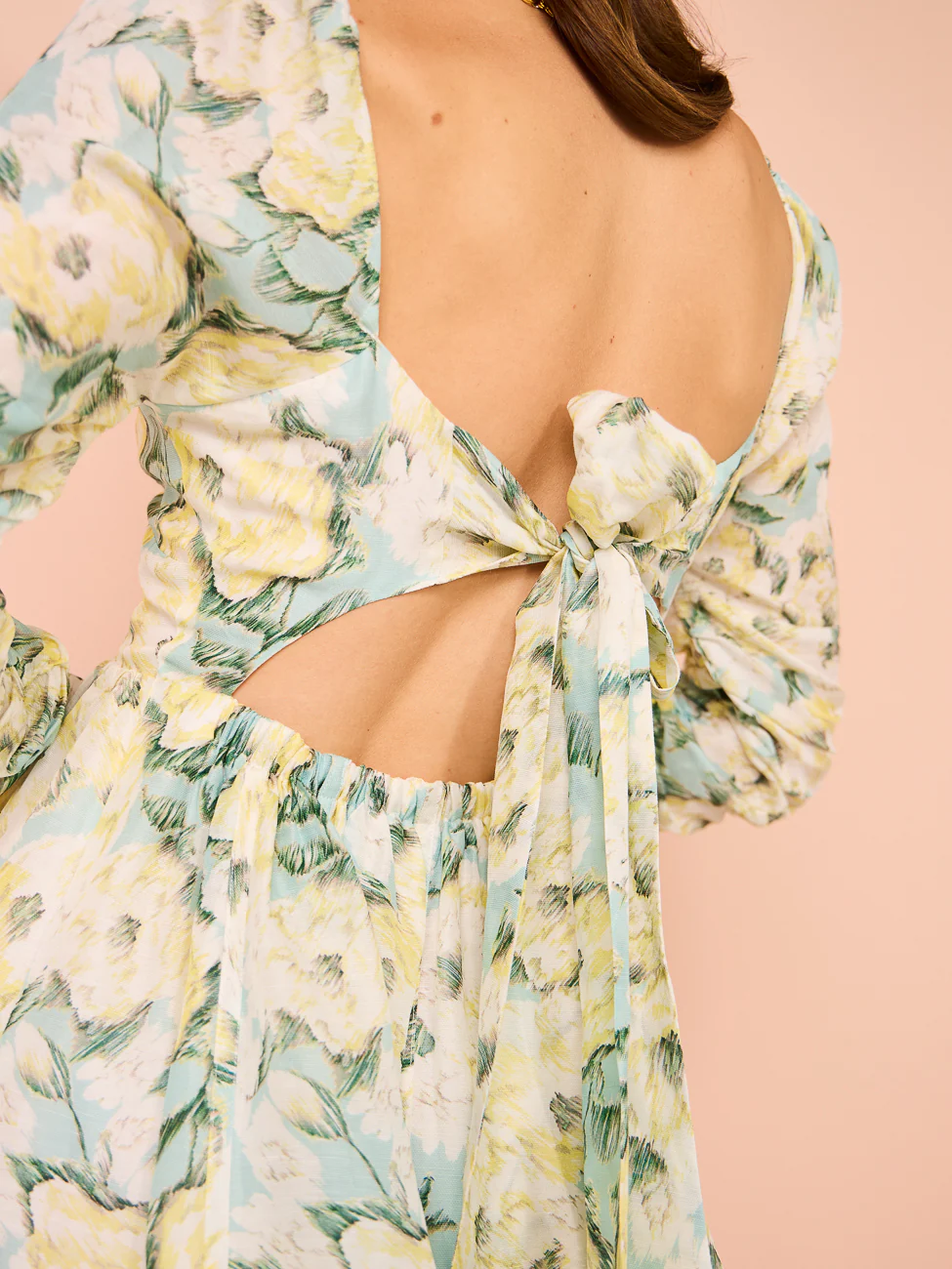 Saint Armont Esme Sweetheart Mini Dress in La Maison Rose Print - Image 6
